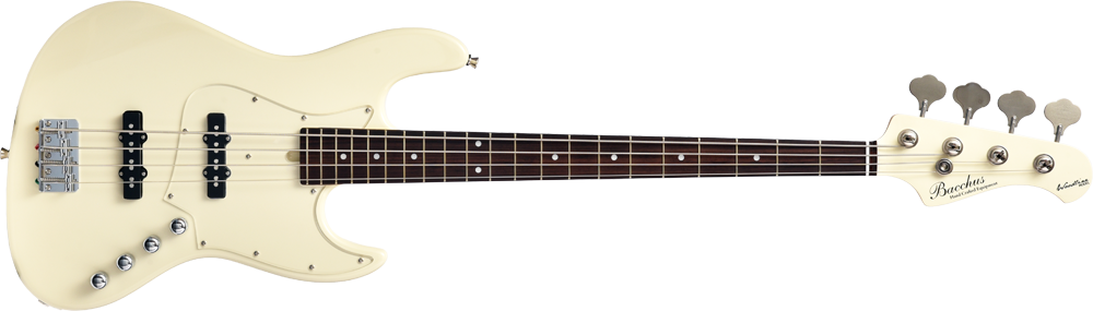 Bacchus deals bass guitar